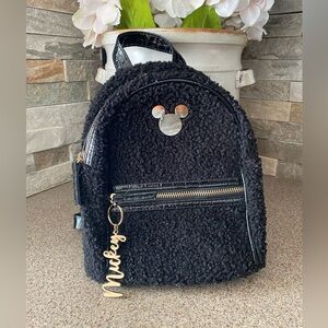 Minnie Mouse Backpack with Mickey Charm